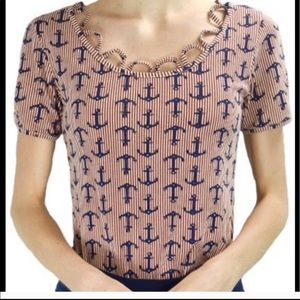 Modcloth Effie's Heart Anchor Top